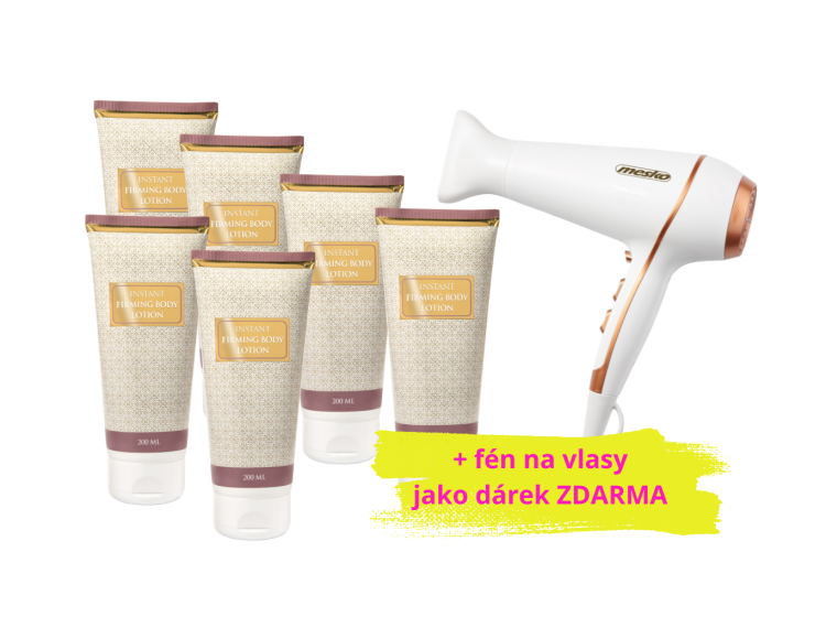 Instant Firming Body Lotion Roční zásoba s dárkem