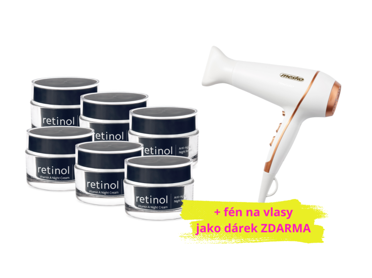 Retinol Vit. A Night Roční zásoba s dárkem